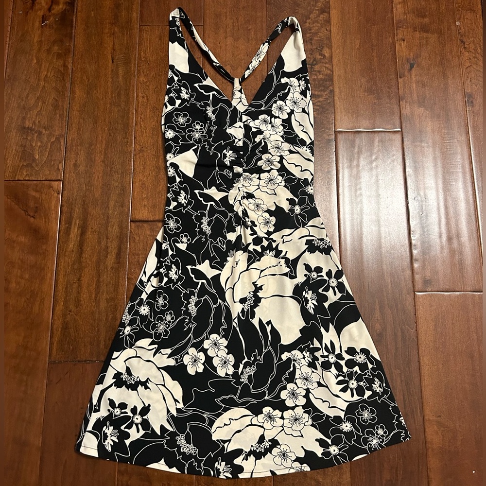Women’s BCBG Black/White Floral Sundress